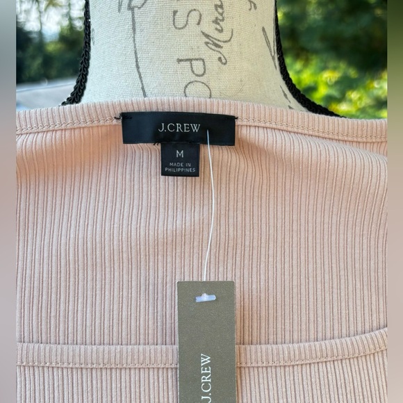 J. Crew Scoop-Neck Ribbed Top
Medium
New with Tag / Never Worn
Pale Pink - Picture 9 of 10